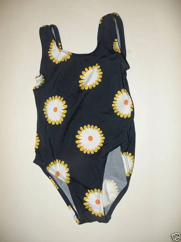 TRAJE DE BAÑO GYMBOREE DAISY DAYS AZUL MARINO con DAISIES DE UNA PIEZA 3 NUEVO CON ETIQUETAS Foto 1 de 1