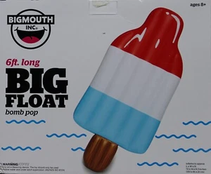 Big Mouth Bomb Pool Inflatable Pool Float Over 6 feet long 72x34x8 NIB - Picture 1 of 2