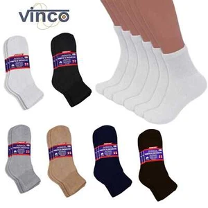 Men Diabetic Ankle Quarter Socks Wholesale Bulk Lots Health Circulatory 9-15 - Picture 1 of 27