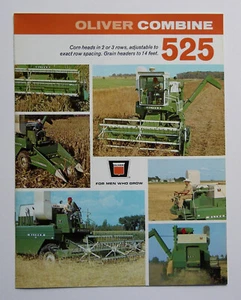 1968 Oliver 525 Combine Brochure - Picture 1 of 3