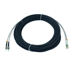 200M Outdoor Field Fiber Patch Cord LC to ST MM Multi-Mode Duplex Fiber Cable