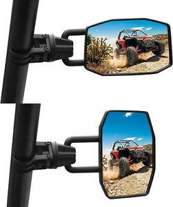 Espejos retrovisores laterales KEMIMOTO UTV se adaptan a barra enrollable de 1,75 pulgadas y 2 pulgadas - Imagen 1 de 9