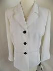 NWT Collections for Le Suit Dress Suit Jacket Sz 10P Lined Notch Collar Lined 