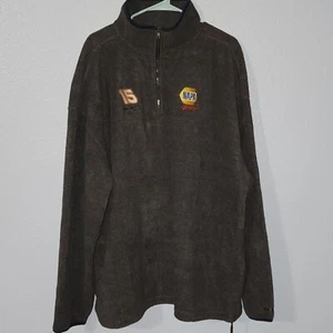 Napa Nascar Michael Waltrip 15 Men's Size XXL 1/4 Zip Gray Fleece Jacket - Picture 1 of 8