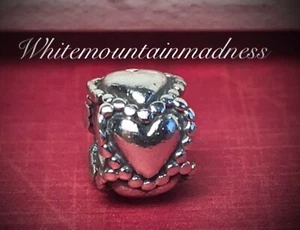 Autentico Charm PANDORA "AMORE ETERNO" cuori a pois 790448 925 ALE - Foto 1 di 3