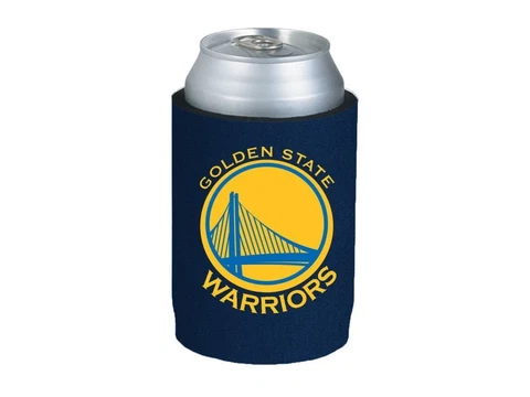 Golden State Warriors Dub Blue Bottle Coozie Cozy Coozy Beer Drink Holder Cooler Cover
