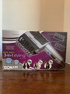 CONAIR 3-in-1 Styler Hair Dryer 1875 Watt 3 Attachments 2 Heat/Speed - Picture 1 of 2
