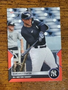 2022 Topps Now #OD-34 Giancarlo Stanton New York Yankees /10 Red Insert Parallel - Picture 1 of 5