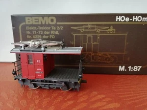 ✅ H0m Bemo art.1271 FO Rangiertraktor Te 2/2 4926 Analog, OVP - Imagen 1 de 8