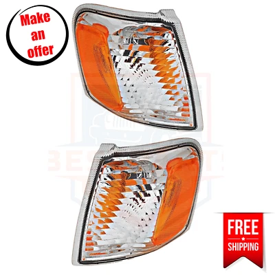 Juego de 2 luces de esquina izquierda derecha para Ford Explorer Sport Trac XLS 2003-2005, XLT Foto 1 de 4