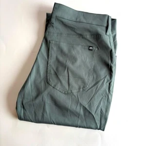 Travis Mathew Men's 33 Gray Performance Pants Athleisure Golf Polyester Wicking - Picture 1 of 8