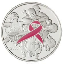 Pink Ribbon - 2006 Canada $5 Fine Silver Coin