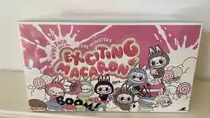 POP MART Labubu The Monsters Etciting Macaron Plush Series ✅Authentic ✅Sealed - Foto 1 di 1