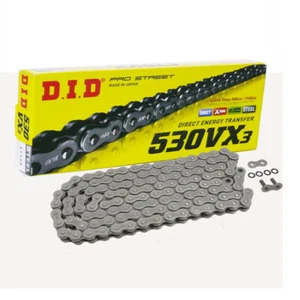 DID X anello Motorradkette 530VX3 mit 116 Rollen offen mit Hohlnietschloss - Picture 1 of 1