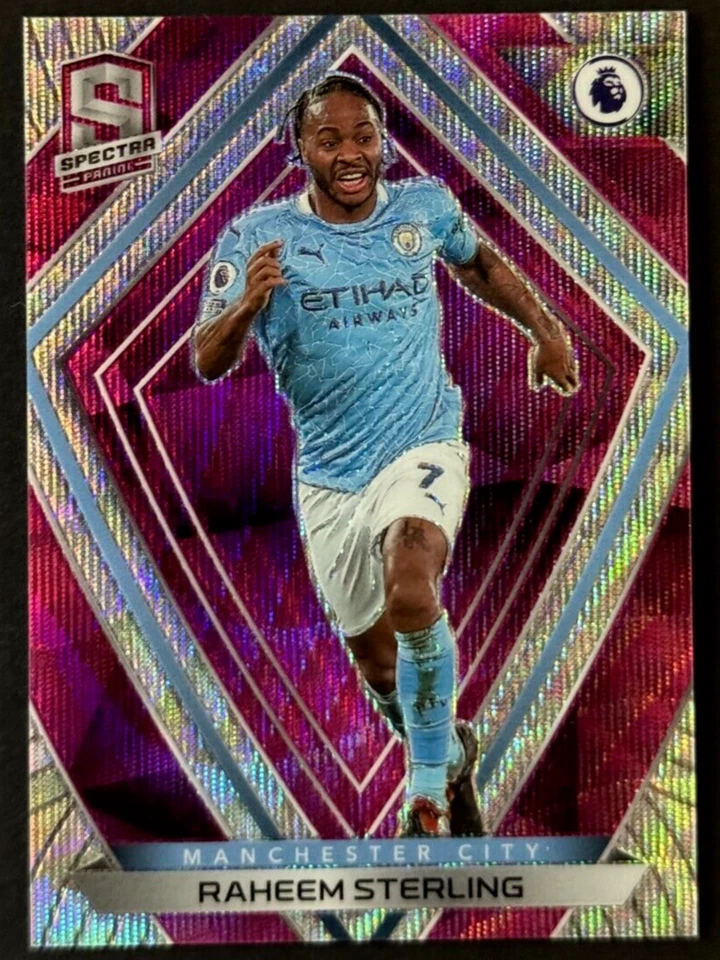 2020-21 Chronicles Spectra Raheem Sterling FOTL pink wave /19 Manchester City - Image 1 of 2