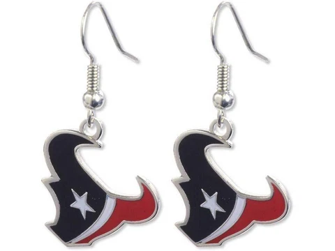 NFL Licensed Houston Texans Dangle Earrings F5D7A Cover