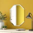 Bathroom Mirror Octagon 70x50cm Frameless Plain Design Wall Mounted HD mirror