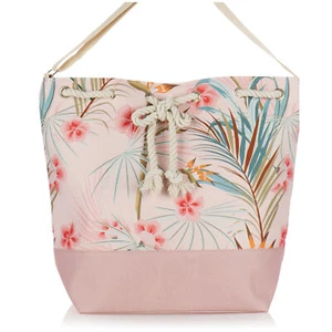 Große Strandtasche - Pooltasche für Strandutensilien - Damen-Shopper - Rosa - Bild 1 von 5
