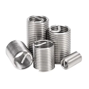 M2/M2.5/M3-M16 Helicoil Thread Repair Insert 304 Stainless Steel Threaded Braces - Picture 1 of 7