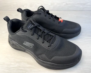 Men’s Skechers Black Air Citro Lace-up Athletic Shoes 232562W Size 10 Wide New - Picture 1 of 24
