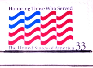 Honoring Those Who Served - Veterans - 1999 22kt Golden Replica Stamps - Picture 1 of 4