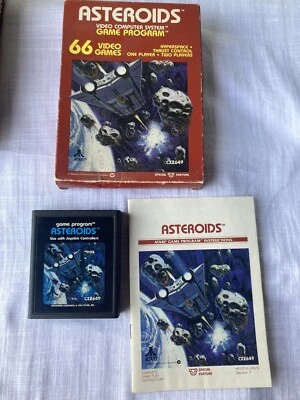 Asteroids 1981 -Atari 2600 Video Game System CIB CX2649 TESTED & WORKS!! - Image 1 of 4