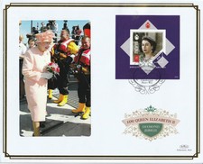 NEVIS 25 JULY 2012 DIAMOND JUBILEE M/SHEET O/S VLE FIRST DAY COVER