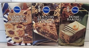 VTG Pillsbury Baking Booklets Lot of 3 Cookies, Bars & Brownies-Home Baking 1997 - Picture 1 of 14