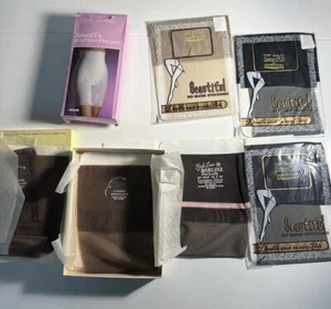 Sears Natural Fit Smoothline Panty Garters Firm Control & 6 Pair Stockings - Picture 1 of 12