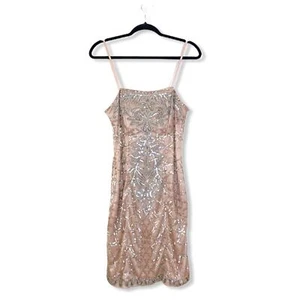 SUE WONG [Nocturne] pink beaded dress - Picture 1 of 16