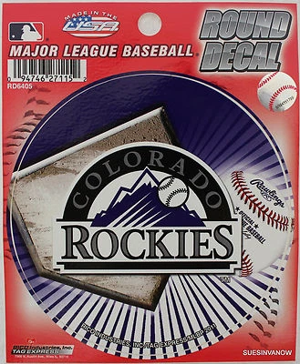 Colorado Rockies MLB Decal Car Window 4.5" Sticker Baseball Licensed Sports  - Image 1 of 2
