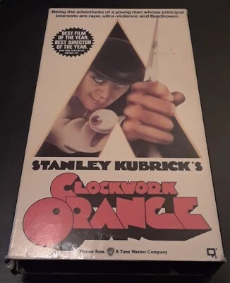 Stanley Kubrick's A Clockwork Orange VHS 1991 Warner Bros. VG+ Malcolm McDowell  - Image 1 of 4