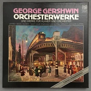 G468 Gershwin Orchestral Works Siegel Slatkin 3LP FSM 93 003 VX Stereo - Picture 1 of 4