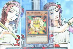 Yugioh Gelbes Gadget FIGA-DE008 1. Auflage Super Rare - Bild 1 von 2