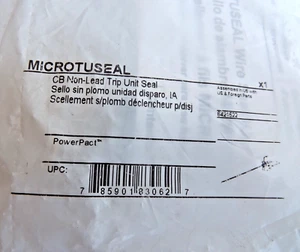 New Schneider Electric MICROTUSEAL CB Non-Lead Trip Unit Seal Kit Bag of 6 pcs. - Picture 1 of 3