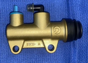 OEM Ducati Brembo 11mm Gold Rear Brake Caliper Master Cylinder Pump 62540061A - Picture 1 of 2