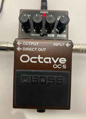 BOSS OC-5 Octave Pedal Guitar Effect Pedal Tested Work from Japan - Image 1 of 4