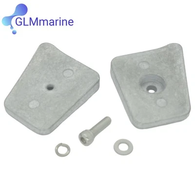 Johnson Evinrude 20HP-35HP 1991-2005 ánodo zinc doble placa 434029 unidad inferior Foto 1 de 4