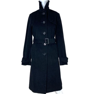 Paul Smith 羊毛大衣黑色 40 码全衬里图案日本 — 第 1/4 张图片