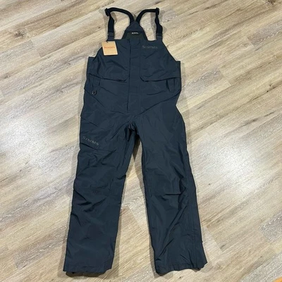 New SIMMS Challenger Fishing Bib Black Waterproof Mens XL - Image 1 of 4