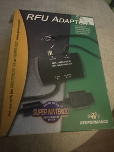 Adaptador RFU de rendimiento para sistema de juegos Nintendo 64 y Super NES - Imagen 1 de 3