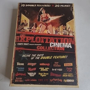 Exploitation Cinema Collection OOP 20 Films 10 double features Grindhouse Tested - Imagen 1 de 23