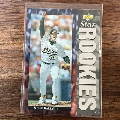 1994  Upper Deck Steve Karsay 20  Star Rookies Athletics - Image 1 of 2