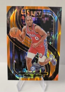 2024-25 Panini Select Premier Level Tyrese Maxey #156 Orange Flash Prizm - Picture 1 of 2