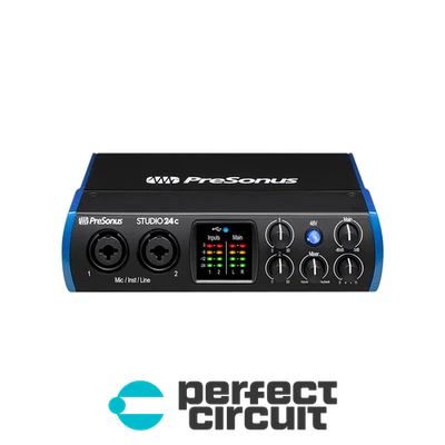Interfaz de audio Presonus Studio 24c USB-C AUDIO PROFESIONAL - USADO - CIRCUITO PERFECTO Foto 1 de 3