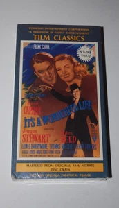 It's A Wonderful Life VHS-Film Classics-Brand New Sealed-Jimmy Stewart - Picture 1 of 3