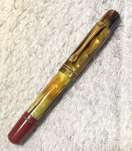 Pluma Estilográfica Pelikan 101N Carey Fabricada 1930-1940 Oro 14K F - Imagen 1 de 10