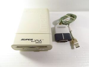 IMATION SUPERDISK 120MB USB Drive for PC/MACINTOSH SD-USB-U2 (No AC Adapter)