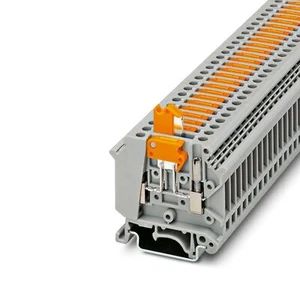 5pcs PHOENIX UK 5-MTK-P/P 3004032 Knife-disconnect Terminal Block Gray New ✦KD - Picture 1 of 4