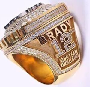 TAMPA BAY BUCCANEERS🏈2020 BRADY SIZE 10 CHAMPIONSHIP🏆RING WITH BLACK RING BOX!